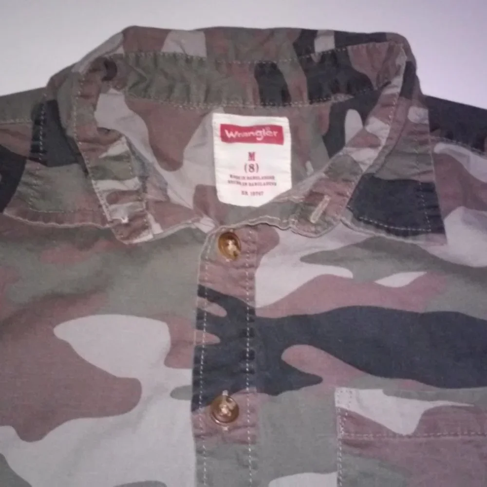 Wrangler Kids Boys Camouflage Top 8 & Shorts 10